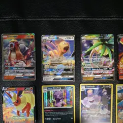 Pokemon Card Lot 10 Official TCG Cards Ultra Rare Included GX V MEGA + HOLOS! - Image 2