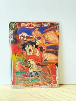 Wolf Fang Fist BT10-030 Winner Tournament Promo Gold Stamped Dragon Ball Card - Image 1