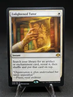 Enlightened Tutor Dominaria Remastered Regular NM - Image 1