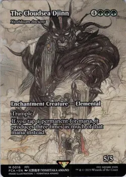 The Cloudsea Djinn Showcase - Final Fantasy: Through the Ages - 16 NM - Image 1