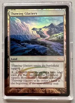 NM Thawing Glaciers (Judge FOIL) - Magic the Gathering MtG - Image 1