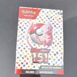 Pokemon Scarlet & Violet 151 Booster Bundle Mew 6 Packs English 2023 - Image 1