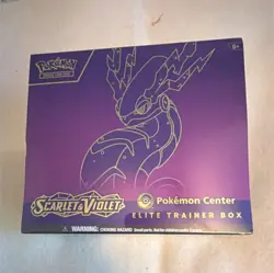Pokemon TCG Scarlet & Violet Elite Trainer Box Pokemon Center English 2023 - Image 1