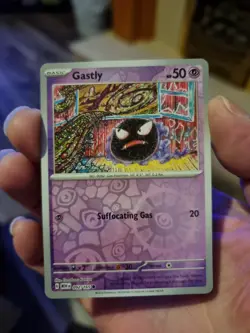 Gastly (092/165) (Reverse Holo) 151 - Pokemon TCG [English, Near Mint] - Image 1