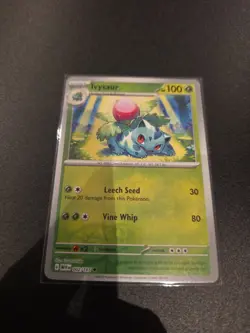 Pokemon TCG Ivysaur 002/165 Uncommon Reverse Holo Scarlet & Violet 151 - Image 1