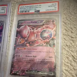 Pokemon TCG Lot (2) - Mewtwo V 229 PSA 9 & Rocket's Mewtwo ex 216 PSA 10 - Image 3
