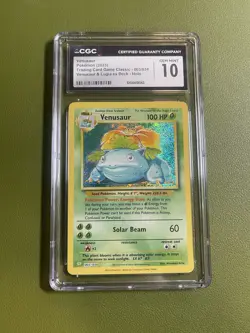 Venusaur Pokemon 2023 TCG Classic - 003/034 Venusaur & Holo CGC GEM MINT 10 - Image 1