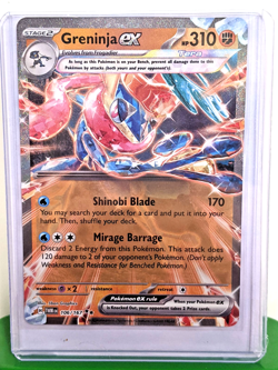Greninja ex 106/167 Sv06: Twilight Masquerade Holo Double Rare NM Pokemon - Image 1