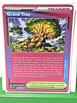 Grand Tree 136/142 Sv07: Stellar Crown Holo Ace SPEC Rare Pokemon Near Mint - Image 1