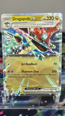 Pokemon Dragapult ex 130/167 Sv06: Twilight Masquerade Double Rare Stage 2 Holo - Image 1