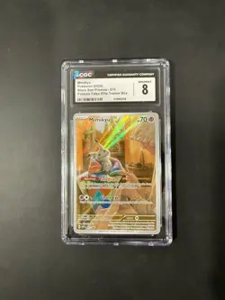 Pokemon TCG Mimikyu 075 Sv: Scarlet & Violet 151 Promo Holo CGC 8 English 2024 - Image 1