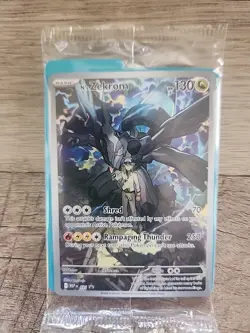 Pokemon TCG SEALED N’s Zekrom MEP 031 Ascended Heroes ETB Promo NM - In Wrapper - Image 1