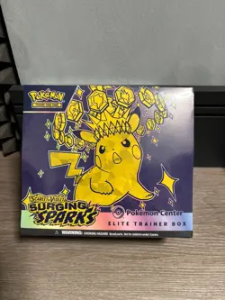 Pokemon TCG Surging Sparks Pokemon Center ETB Elite Trainer Box Sealed - Image 1