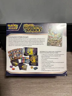 Pokemon TCG Surging Sparks Pokemon Center ETB Elite Trainer Box Sealed - Image 2