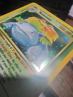 Pokemon Venusaur Base Set Holo 100 HP 15/102 1999-2000 Wizards Copyright Rare - Image 2