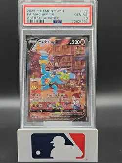 Pokemon Machamp V Alt Art #172 PSA 10 Astral Radiance - Image 1