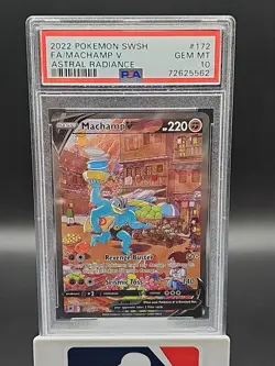 Pokemon Machamp V Alt Art #172 PSA 10 Astral Radiance - Image 4