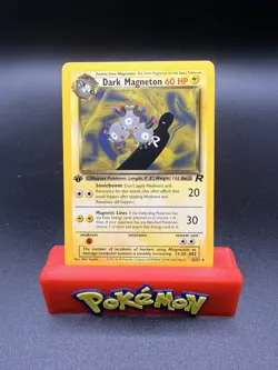 Pokemon 1ST Edition Team Rocket 28/82 Dark Magneton Non-Holo NM - Image 1