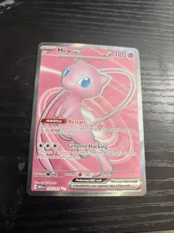 Pokemon 151 English Mew Ex Full Art 193/165 Full Art Scarlet Violet S10 - Image 1