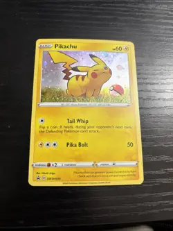 Pikachu General Mills Promo Holo Pokemon Sword & Shield Black Star #SWSH039 S12 - Image 1