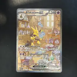 Pokemon Scarlet & Violet 151 Alakazam ex 201/165 Special Illustration Rare NM - Image 3