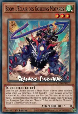 Yu-Gi-Oh ! Boom l'Eclair des gobelins Motards PHNI-FR010 VF/COMMUNE - Image 1