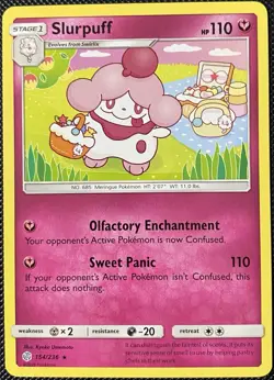 Slurpuff 154/236 Sm-Cosmic Eclipse Regular - Pokemon Card - Image 1