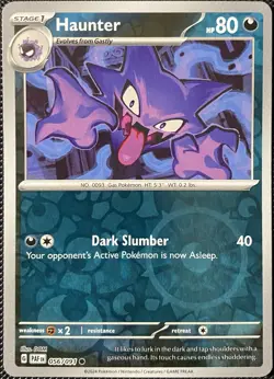 Haunter 056/091 SV: Paldean Fates Reverse Holo - Pokemon Card - Image 1