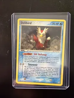 Delibird Team Rocket Returns 21/109 Near Mint Vintage Pokemon Card 2004 - Image 1