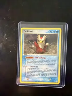 Delibird Team Rocket Returns 21/109 Near Mint Vintage Pokemon Card 2004 - Image 3