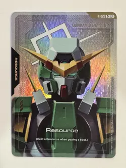 GUNDAM TCG CARD GAME - RESOURCE - Gundam Dynames - R-023 C+ FOIL ENGLISH GD03 - Image 1