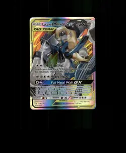 Fan-Art READ DESCRIPTION BELOW HOLO LUCARIO Card LUCARIO Pokemon Card p3 - Image 1