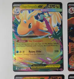 Pokemon Mega Double Rare Lot of 6 cards Dragonite , Gengar, Charizard x & y NM - Image 3