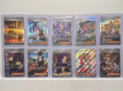 Full Art Trainer English LOT x10 Cards Pokemon TCG NM - Image 1