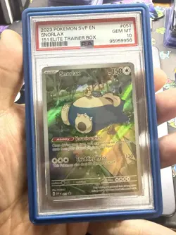 Snorlax 051 PSA 10 2023 151 Elite Trainer Box Promo Card - Image 1
