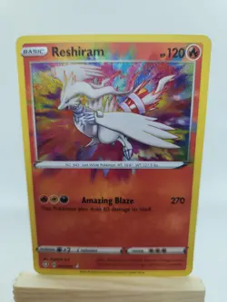 Pokemon Reshiram 017/072 Amazing Rare Holo Shining Fates TCG Card - Image 1