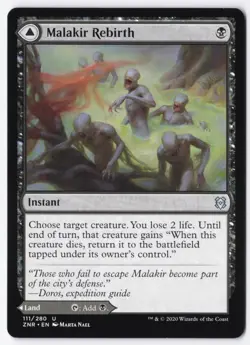 Malakir Rebirth Normal U Zendikar Rising 111 NM - Image 1