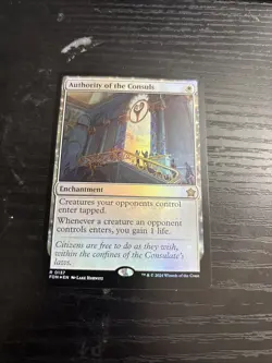 Authority of the Consuls Foundations Foil #137 MTG Rare Magic the Gathering S19 - Image 1