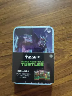 Magic: The Gathering Teenage Mutant Ninja Turtles Tin [Shredder] Box 3 Boosters - Image 1