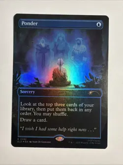 Ponder (2292) (Rainbow Foil) Secret Lair Drop Foil - Image 1