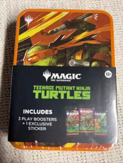 Magic: The Gathering TMNT Play Booster Tin with Exclusive Sticker - Image 3