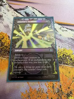 Shredder's Technique - Foil Showcase TMT NM MTG - Image 2