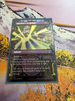 Shredder's Technique - Foil Showcase TMT NM MTG - Image 3