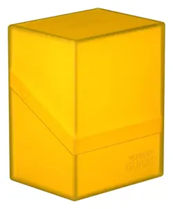 Ultimate Guard 80+ Boulder Standard Size Deck Case Amber (Yellow) MTG Pokemon - Image 2