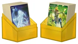 Ultimate Guard 80+ Boulder Standard Size Deck Case Amber (Yellow) MTG Pokemon - Image 4