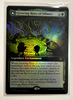 MTG – Lost Caverns of Ixalan – Growing Rites of Itlimoc Extended Foil Rare 0380 - Image 1
