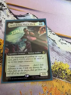 Agent Bishop, Man in Black - Foil - Extended Art Teenage Mutant Ninja Turtles - Image 2