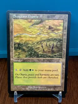MTG Rare Sungrass Prairie - Odyssey - Image 1
