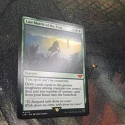 Magic: The Gathering Last March of the Ents Mythic Sorcery Green LTR 172 2023 - Image 1