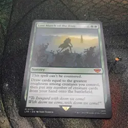 Magic: The Gathering Last March of the Ents Mythic Sorcery Green LTR 172 2023 - Image 2